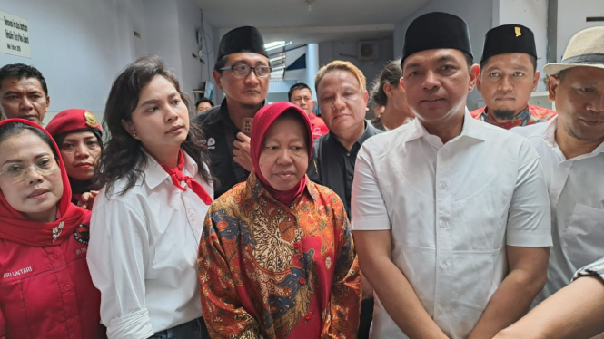 Tri Rismaharini dan Zahrul Azhar Asumta alias Gus Hans saat di Malang.