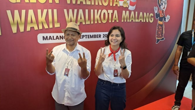 Calon Kepala Daerah Kota Malang, Heri Cahyono dan Ganis Rumpoko