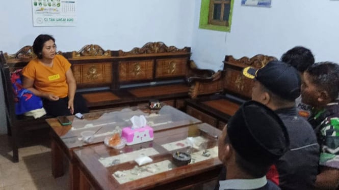 Polisi bertemu pemilik rumah dan pemilik lahan di Singosari.