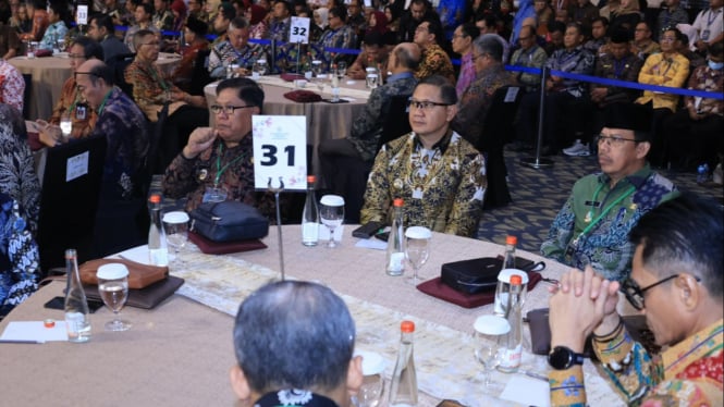 Pj Wali Kota Batu, saat menghadiri lunching MPP digital di Jakarta.