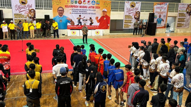 Pembukaan Kejurprov Wushu di Kota Batu