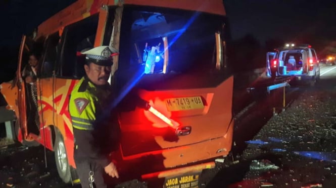 Kecelakaan maut di Tol Paspro Pasuruan