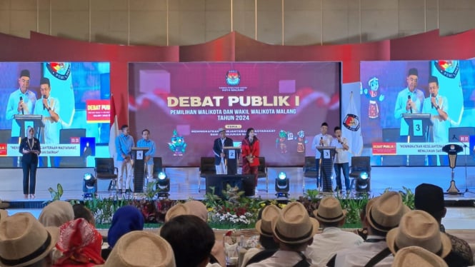 Debat publik perdana Pilwali Kota Malang