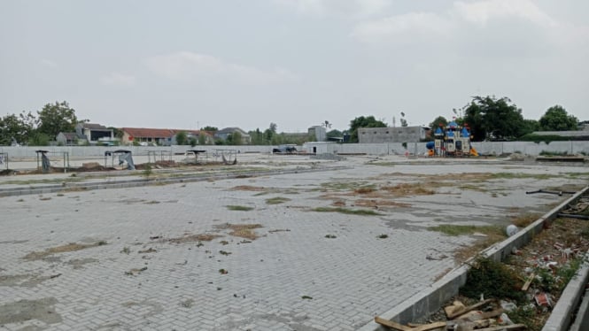 Proyek sentra PKL Ahmad Dahlan jalan di tempat