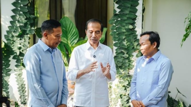 Paslon WALI bersama mantan Presiden RI, Joko Widodo.