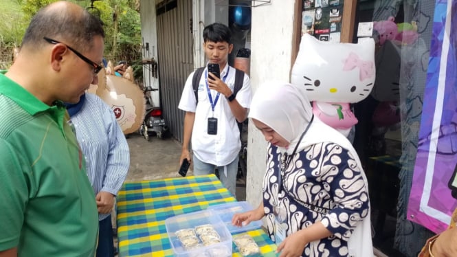 Pelayanan Posyandu di Kota Batu secara serentak.