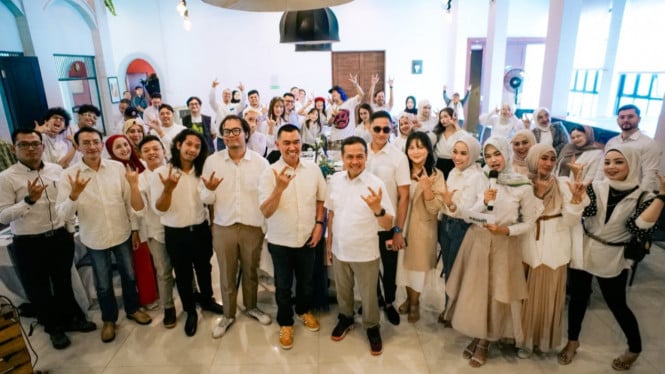 Pertemuan Paslon Abadi dengan Influencer Kota Malang