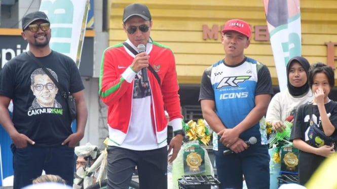 Arif Suyono dan Afos dukung Paslon NH di Pilwali Kota Batu.