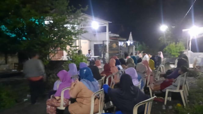 Doa bersama warga Dusun Sumbernongko Jombang