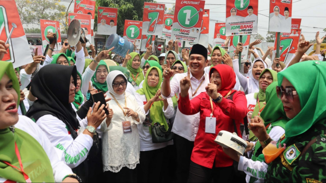 Pasangan cabup-cawabup Jombang, Mundjidah-Sumrambah.