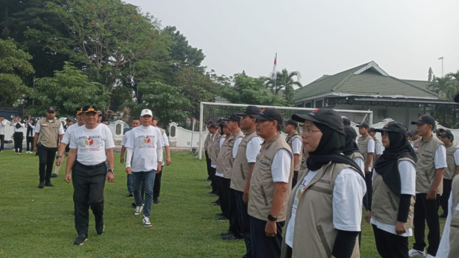 Apel siaga pengawasan masa tenang Pilkada Jombang.