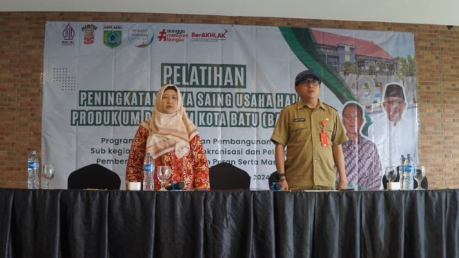 Pelatihan sertifikasi halal di Kota Batu.