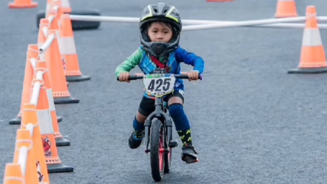 Push bike, olahraga anak yang semakin digemari