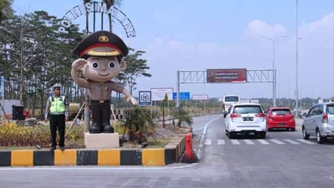 Salah satu titik kerawanan macet di Kabupaten Malang