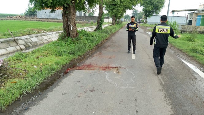 Kendaraan yang terlibat laka lantas saat dievakuasi polisi.