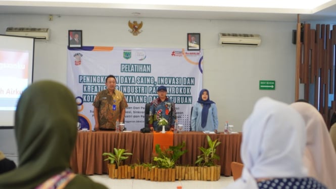 Pelatihan peningkatan kompetensi oleh Diskumperindag Kota Batu