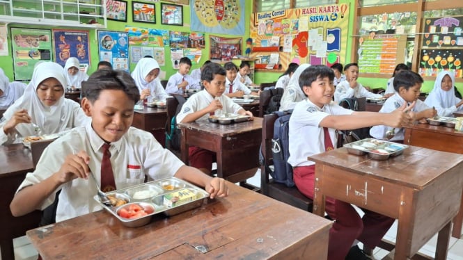 10 sekolah di Kabupaten Malang dapat distribusi makan bergizi gratis