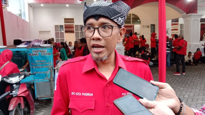 Teddy Armanto, sekretaris DPC PDI Perjuangan Kota Pasuruan