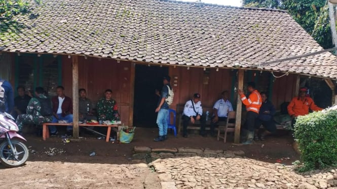 Rumah duka mendiang G di Kabupaten Jombang.