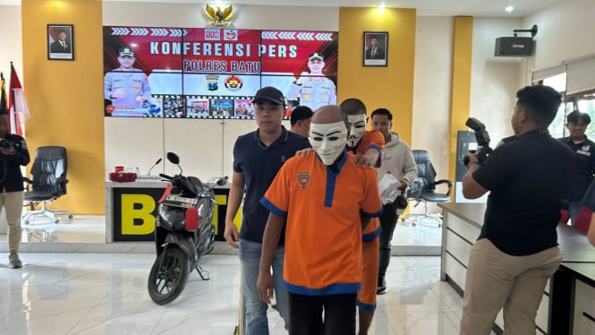 Rilis curnamor di Mapolres Batu