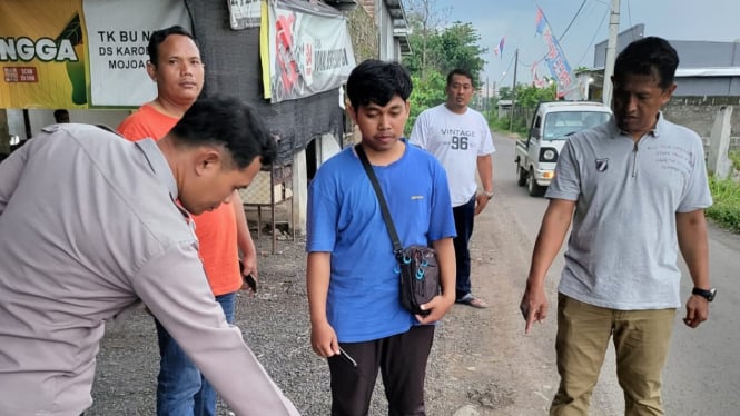 Polisi olah TKP di lokasi pembegalan bersama korban