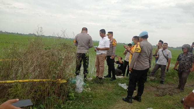 Kapolres Jombang, AKBP Ardi Kurniawan saat berada di TKP.