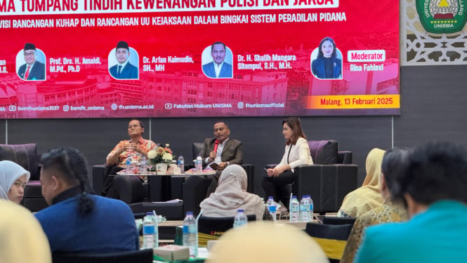 Seminar Nasional dilema tumpang tindih kewenangan Polisi dan Jaksa