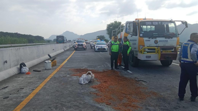 Kecelakaan di Tol Malang-Pandaan