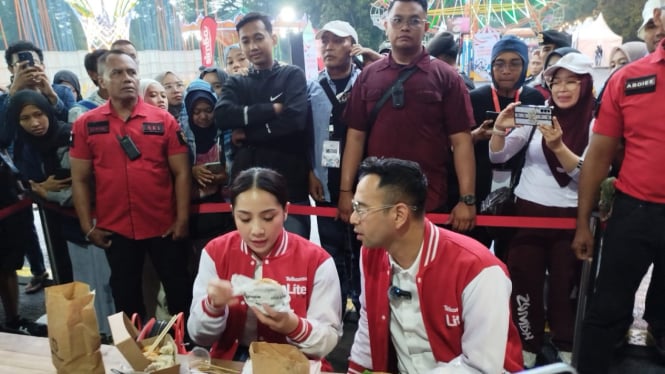 Raffi Ahmad dan Nagita di Indonesia Gembira Malang