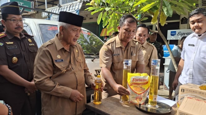 Bupati Malang, HM Sanusi sidak di Pasar Kepanjen