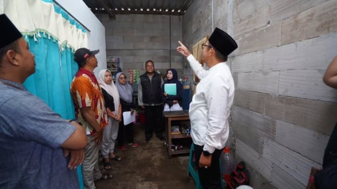 Pemantauan program bedah rumah di Kota Batu.