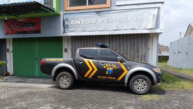 Mobil patroli polisi di Jombang.