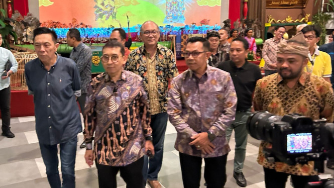 Menteri Kebudayaan RI Fadli Zon saat berkunjung ke JTP 1