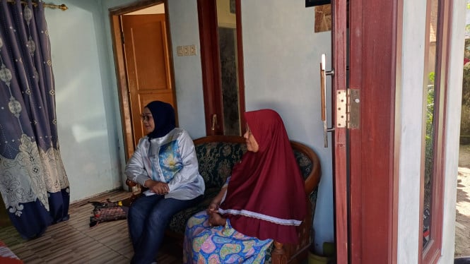 Anggota DPR RI Sadarestuwati saat temui Masruroh