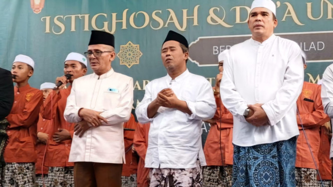 Wabup Pasuruan Shobih Asrori saat hadiri Istighosah