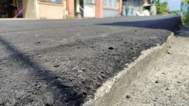 Salah satu proyek pokir anggota DPRD Jombang