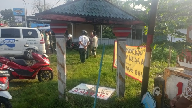 TKP korban yang terlibat laka lantas tunggal di Jombang