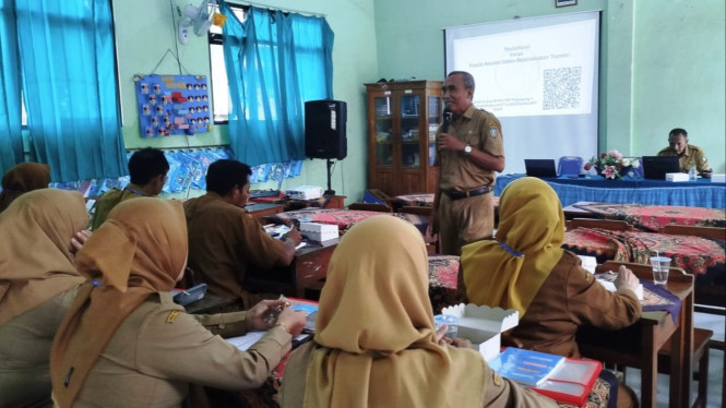 Suasana bimtek peningkatan kualitas pembelajaran