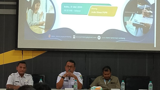 Pelatihan jurnalistik Dinas PUPR Jombang
