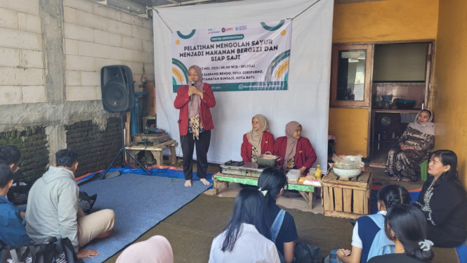 Mahasiswa PPG UMM beri edukasi cara bikin makanan siap saji