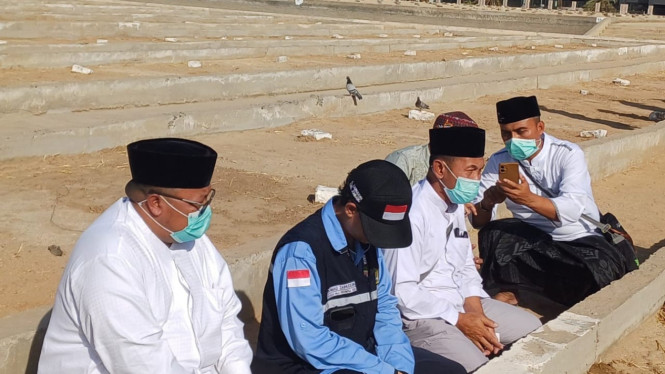Pemakaman jemaah haji di Makkah.