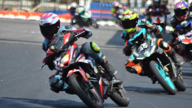 Pembalap IMI Kota Batu saat berlaga di Porprov