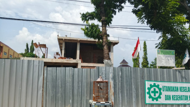 Pengerjaan proyek Puskesmas Jelakombo Jombang