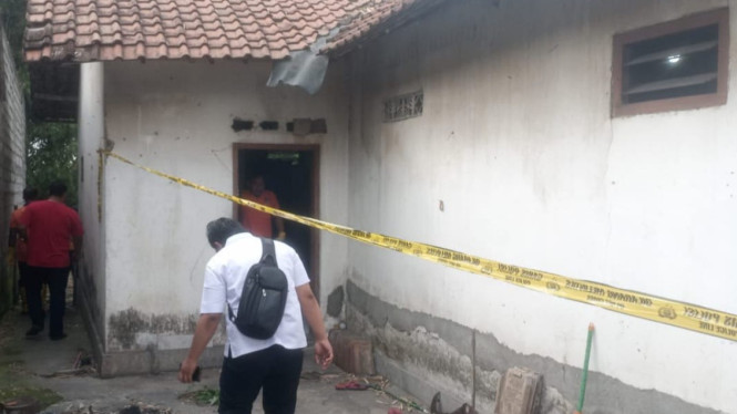 Lokasi penemuan mayat di Jombang