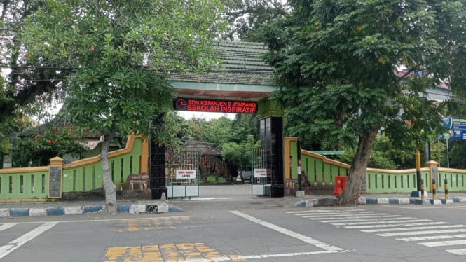 Kondisi SD Kepanjen 2 Jombang.