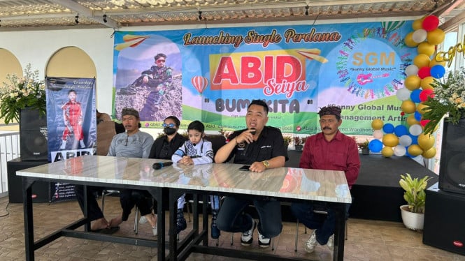 Launching single perdana penyanyi cilik Kota Batu, Abid Seiya