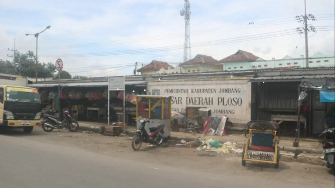 Pasar Ploso yang bakal direhab Pemkab Jombang