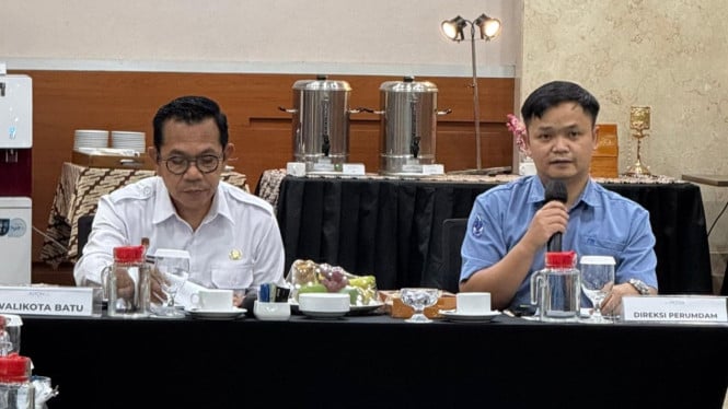 Rapat bersama jajaran Perumdam Among Tirto dan Pemkot Batu