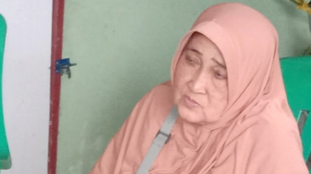 Merawati, korban mafia tanah di Deli Serdang.