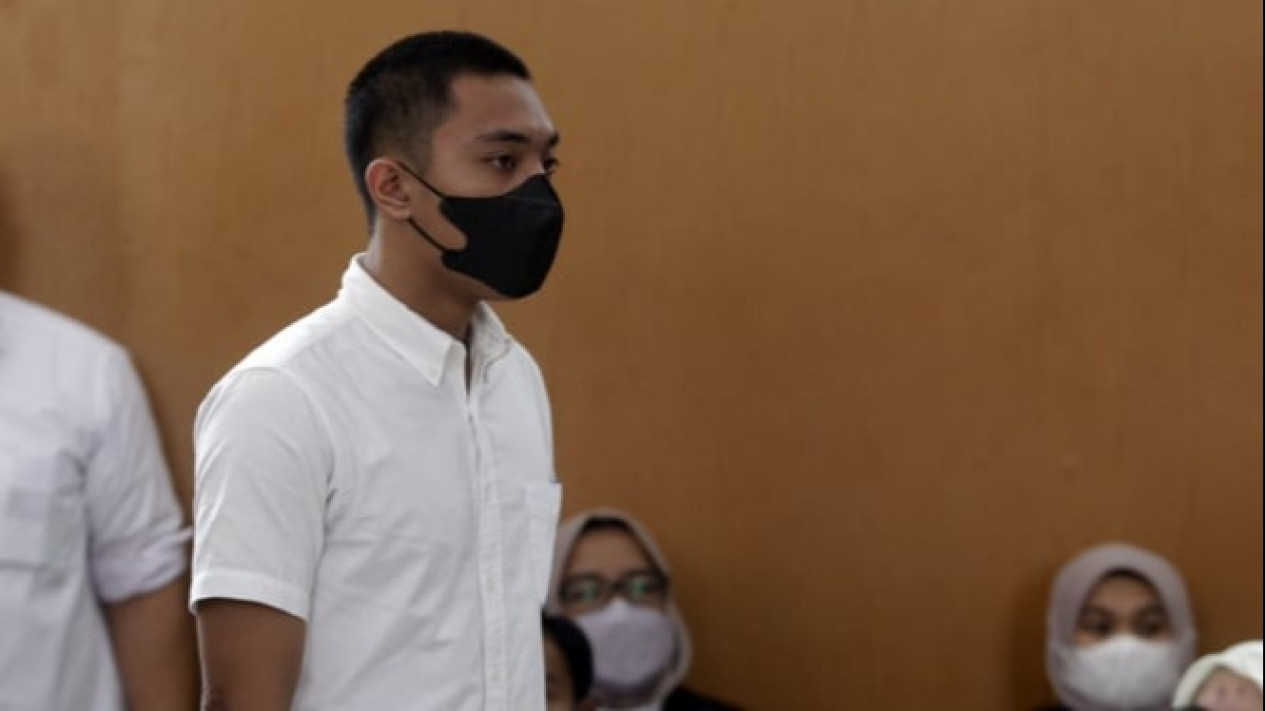 Terdakwa Mario Dandy jalani sidang.